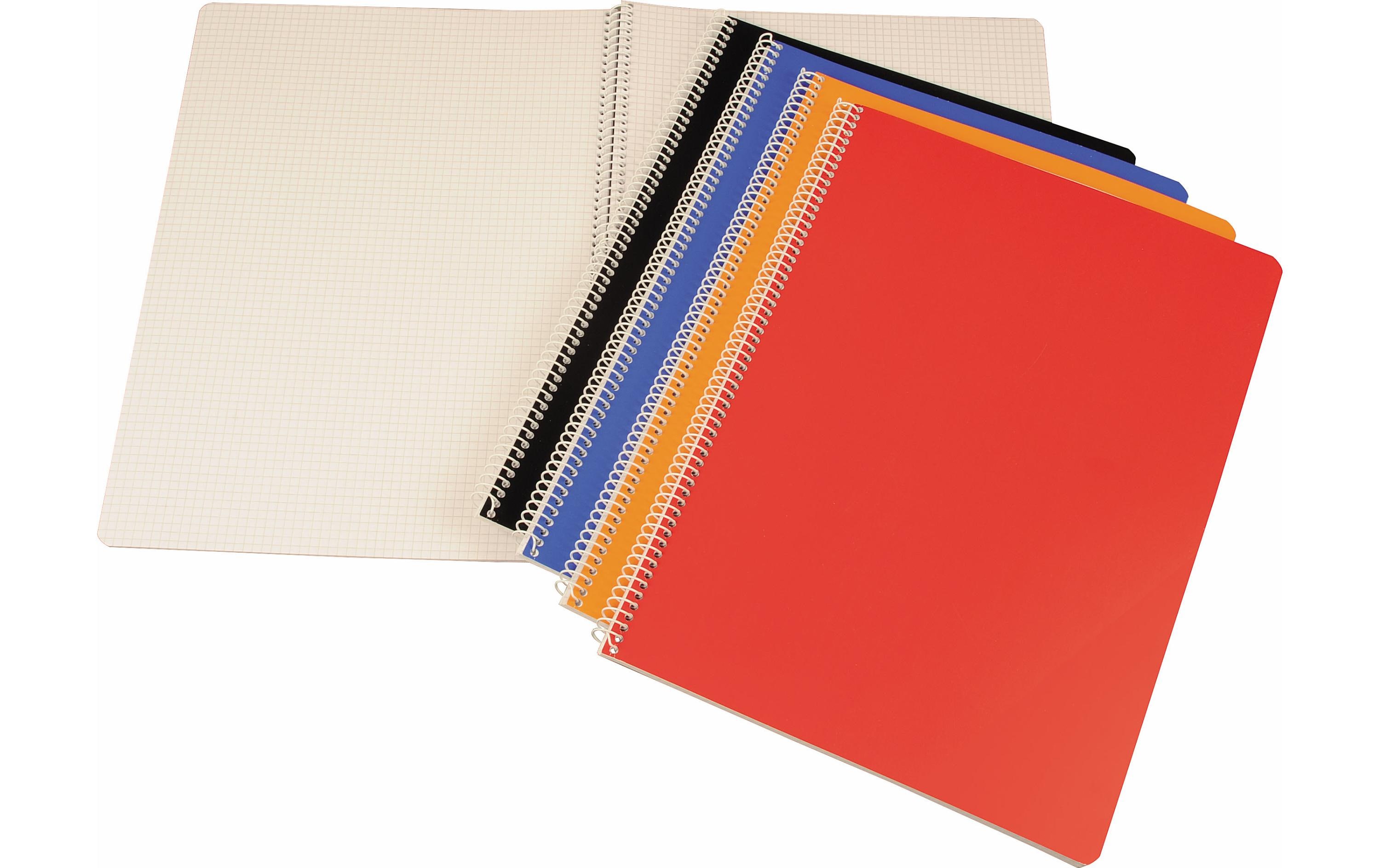 Büromaterial Notizheft mit Spiralbindung A4 Kariert, 10 Stück Büromaterial Notizheft mit Spiralbindung A4 Kariert, 10 Stück