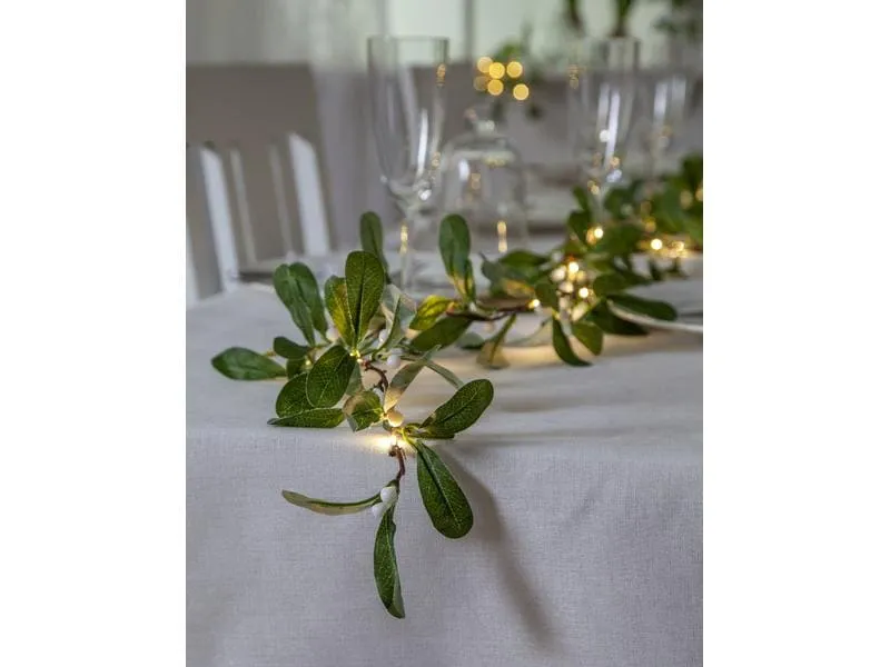 Star Trading Girlande LED Mistel, 180 cm, Grün Star Trading Girlande LED Mistel, 180 cm, Grün