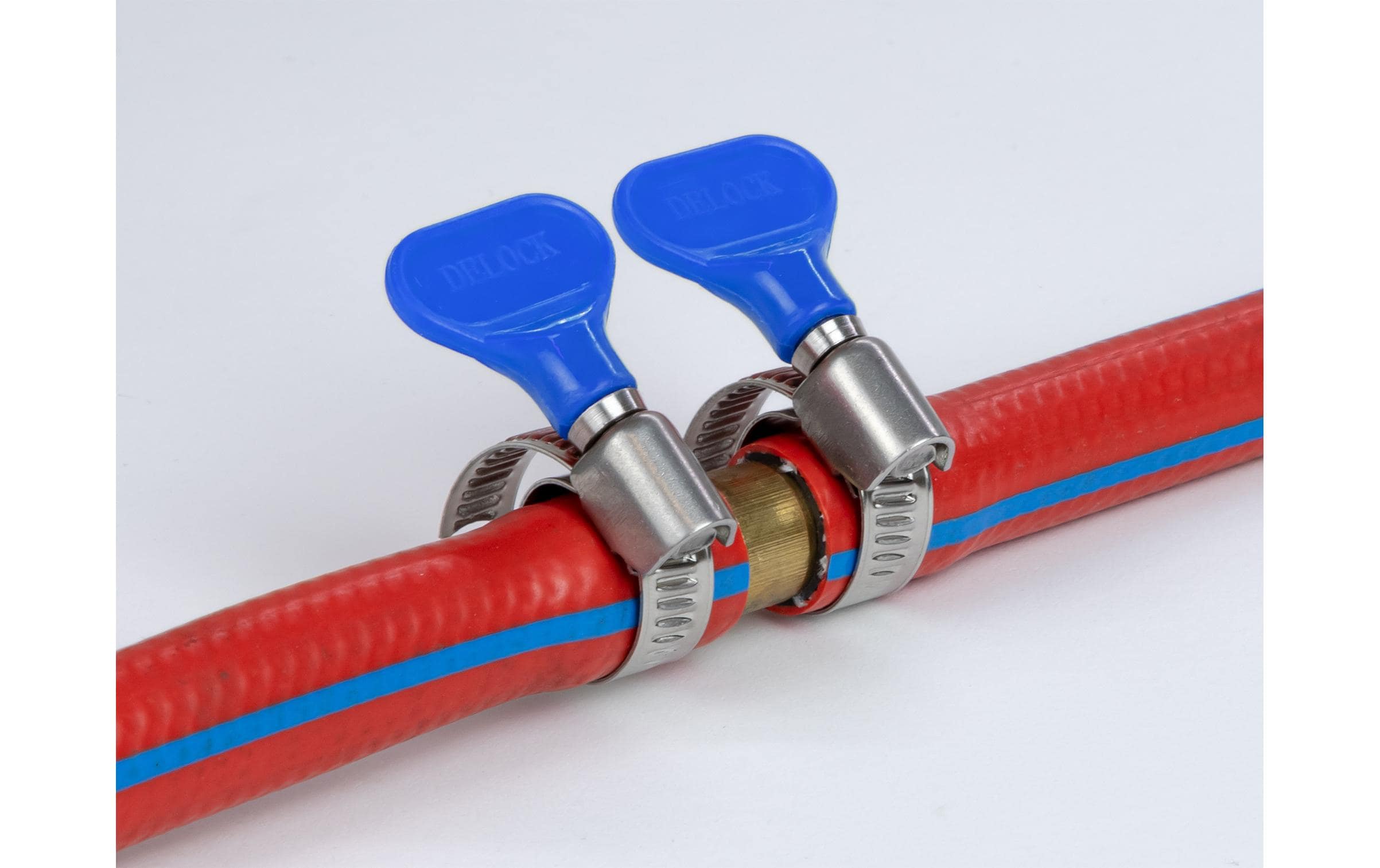 Delock Schlauchschellen-Set 32-50 mm, Blau 10 Stück