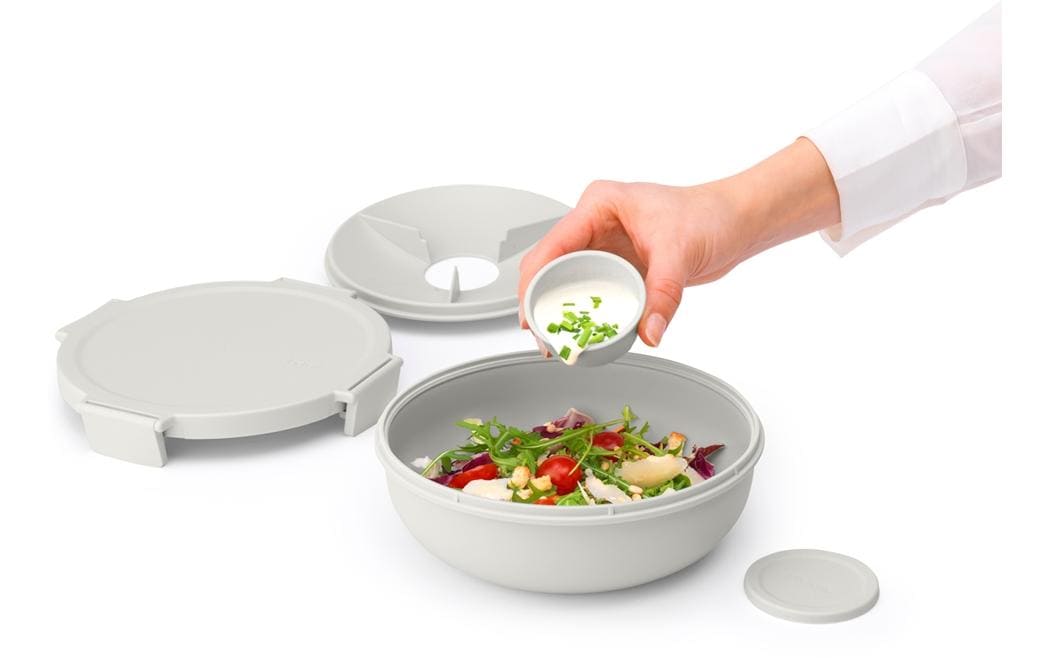 Brabantia Salatbehälter Make & Take Hellgrau