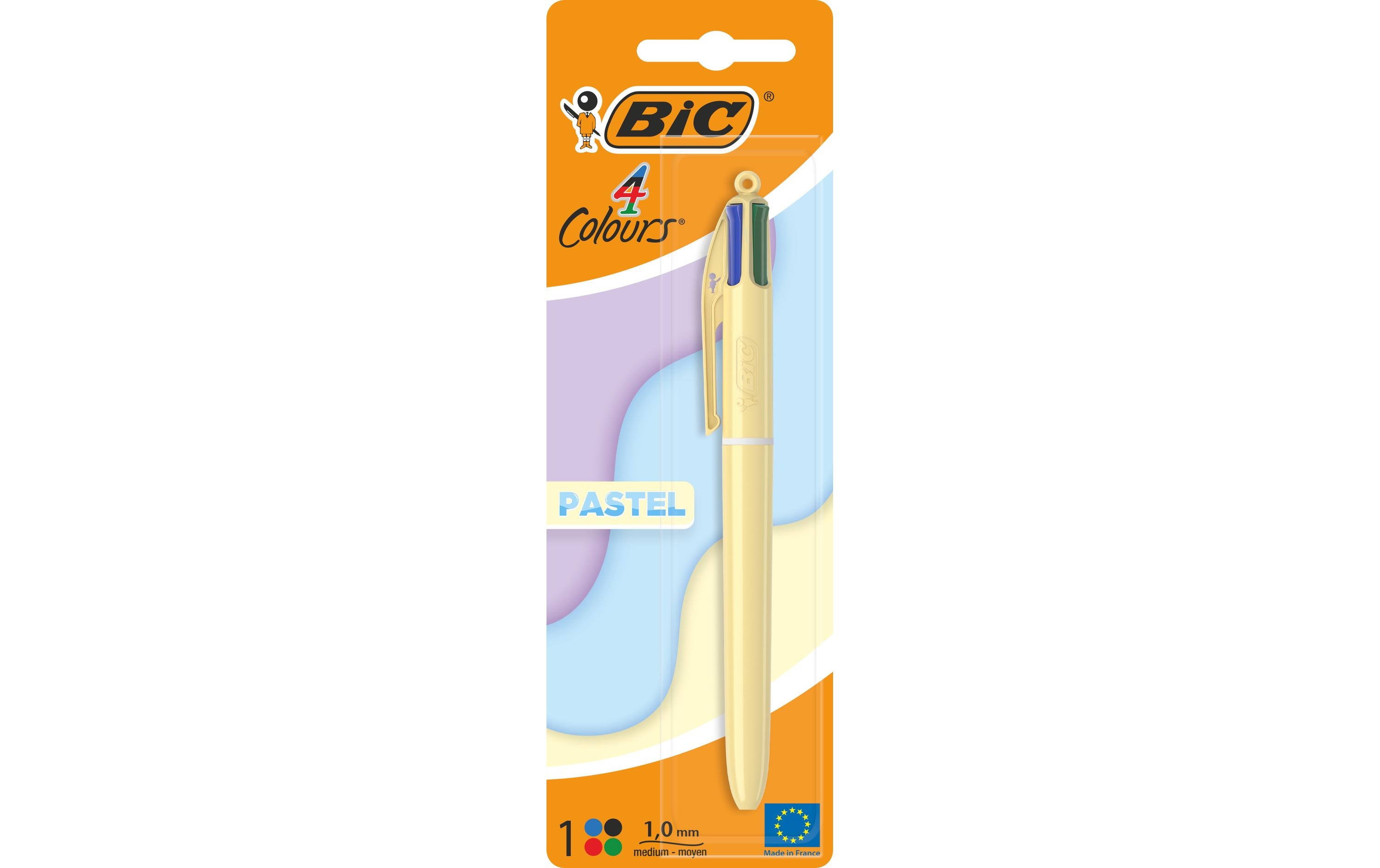 BIC Mehrfarbenkugelschreiber 4 Colours Pastel 1 Stück BIC Mehrfarbenkugelschreiber 4 Colours Pastel 1 Stück