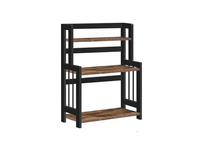 Songmics Küchenregal Braun/Schwarz