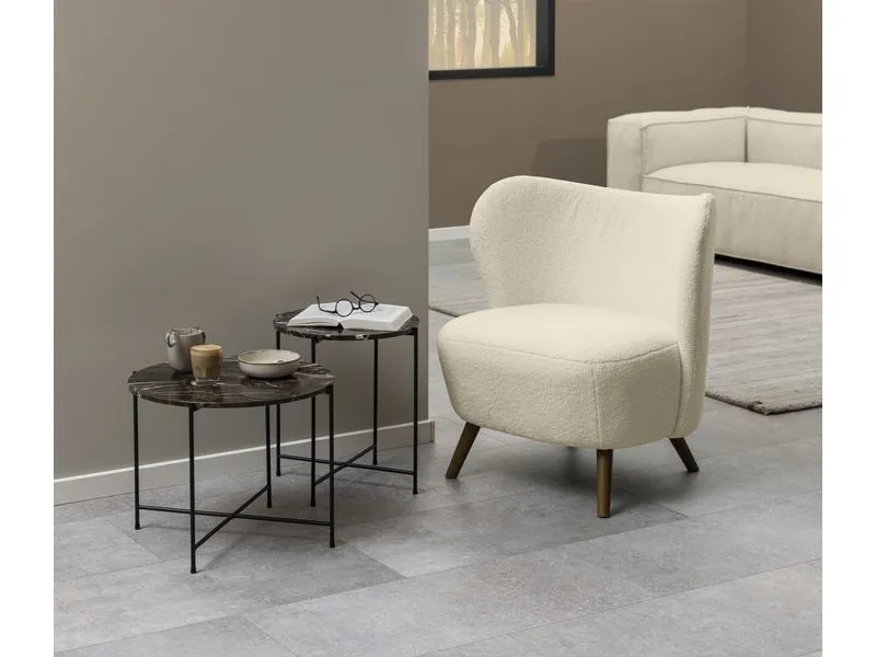AC Design Sessel Crosby Holz/Textil, Cream AC Design Sessel Crosby Holz/Textil, Cream