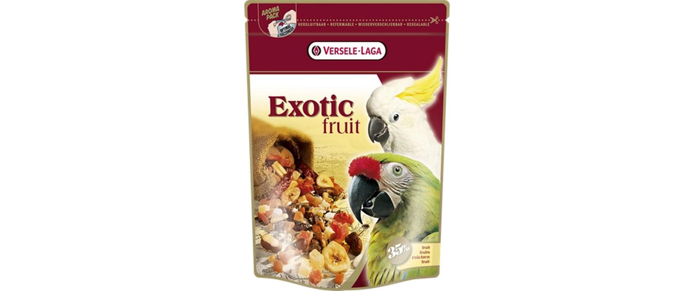 Versele Laga Ziervogelfutter Exotic Fruit Mix für Papageien, 600 g Versele Laga Ziervogelfutter Exotic Fruit Mix für Papageien, 600 g
