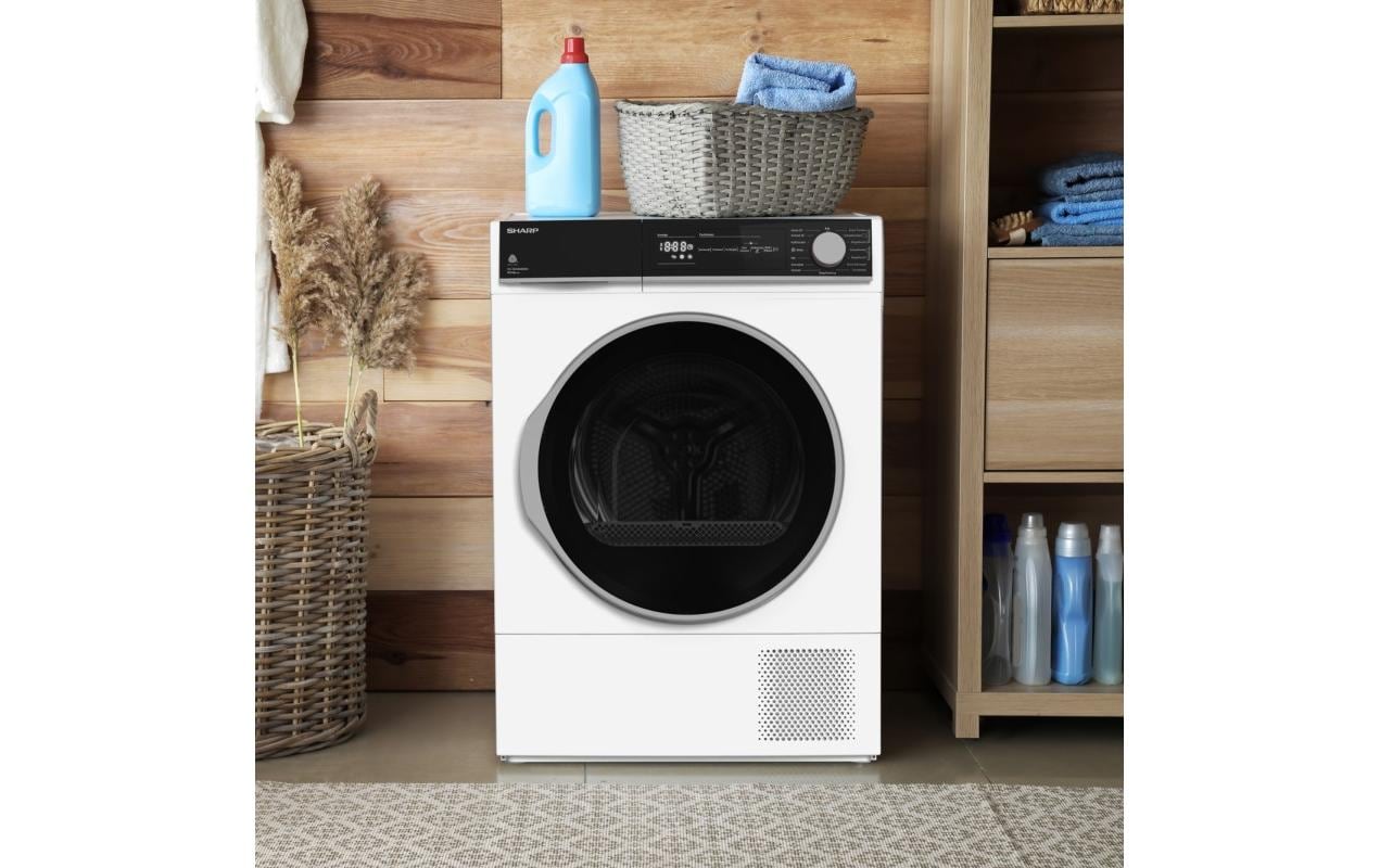 Sharp Wäschetrockner KD-NHH8S8GW3-DE Rechts Sharp Wäschetrockner KD-NHH8S8GW3-DE Rechts
