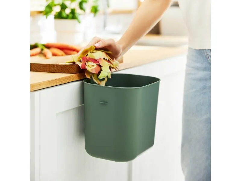 Rotho Recyclingbehälter Jive 99.2 l, Grün/Schwarz/Weiss