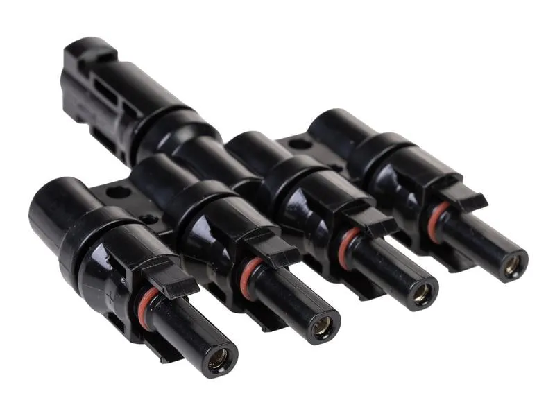 FURBER.power T-Verteiler MC4 kompatibel 1 auf 4, Set FURBER.power T-Verteiler MC4 kompatibel 1 auf 4, Set