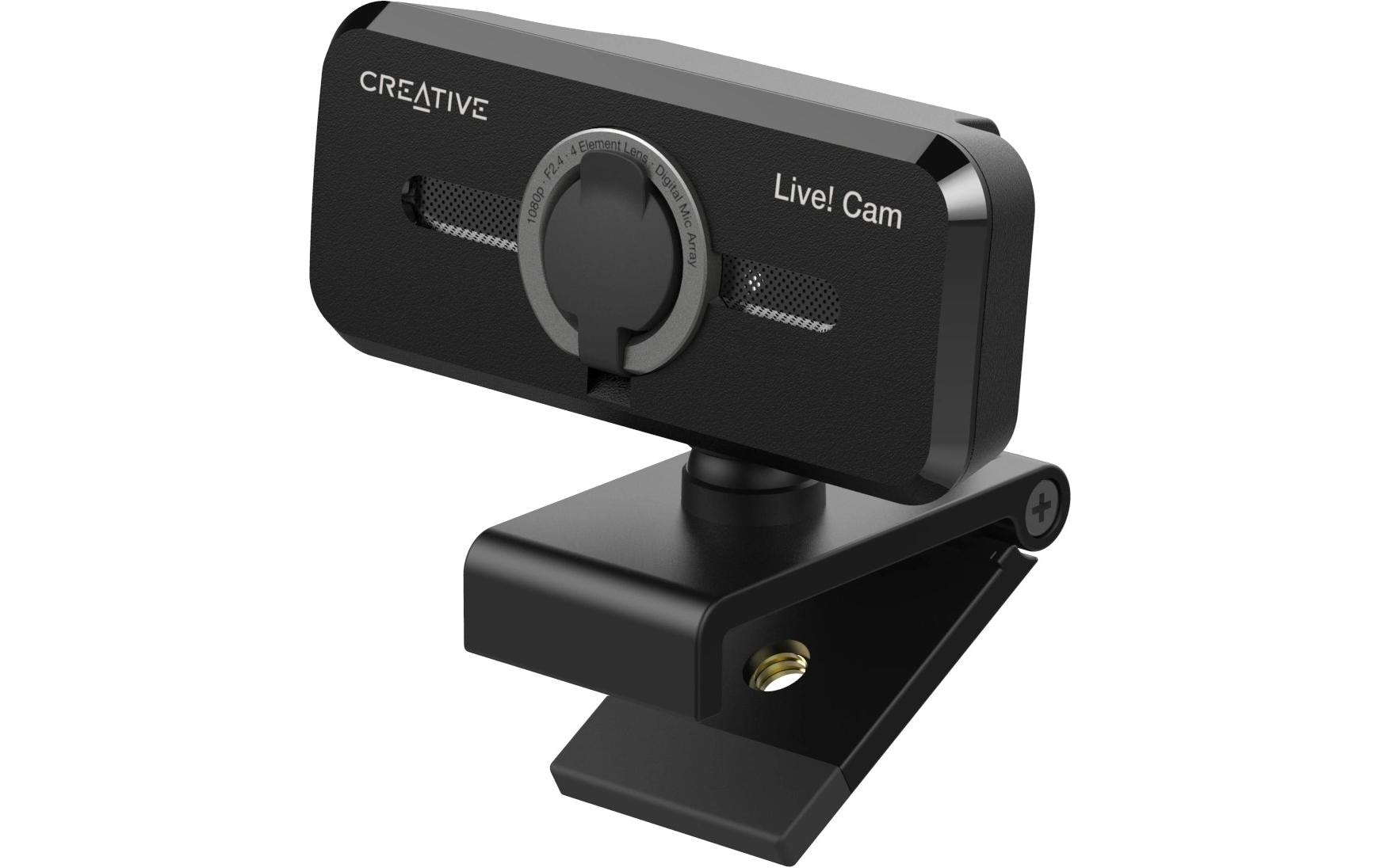 CREATIVE Webcam Live! Cam Sync 1080P V2 Full HD Schwarz