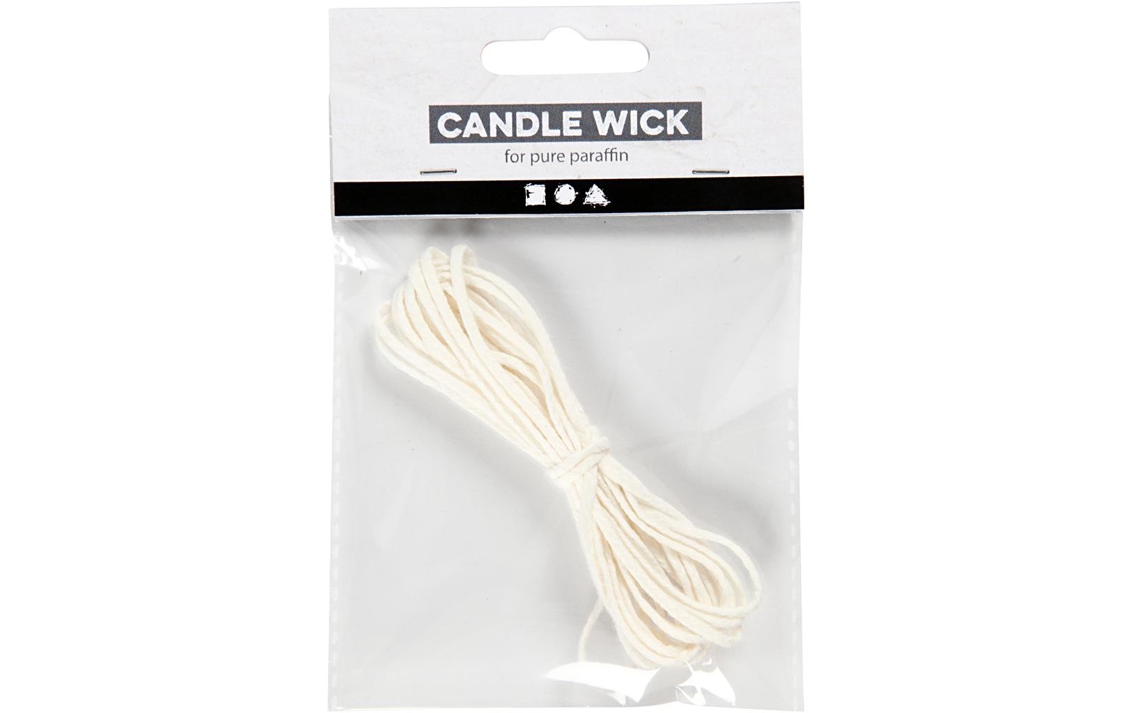 Creativ Company Kerzendocht 3 m x 10 mm, Weiss Creativ Company Kerzendocht 3 m x 10 mm, Weiss