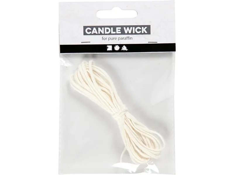 Creativ Company Kerzendocht 3 m x 10 mm, Weiss Creativ Company Kerzendocht 3 m x 10 mm, Weiss