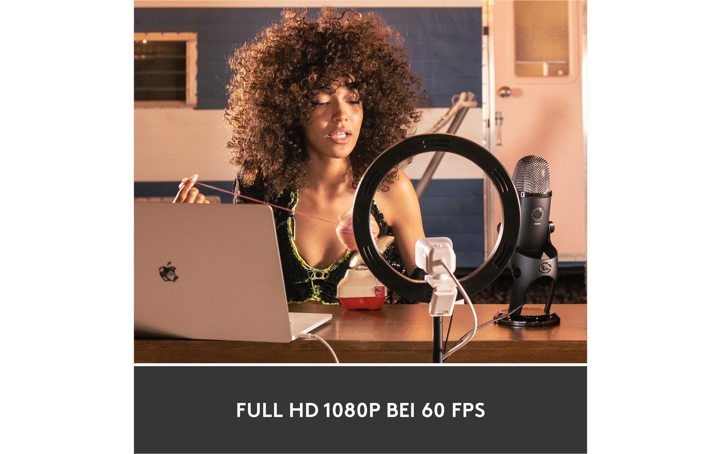 Logitech Webcam StreamCam Weiss