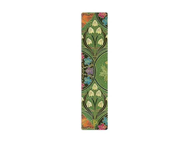 Paperblanks Lesezeichen Blühende Poesie Grün