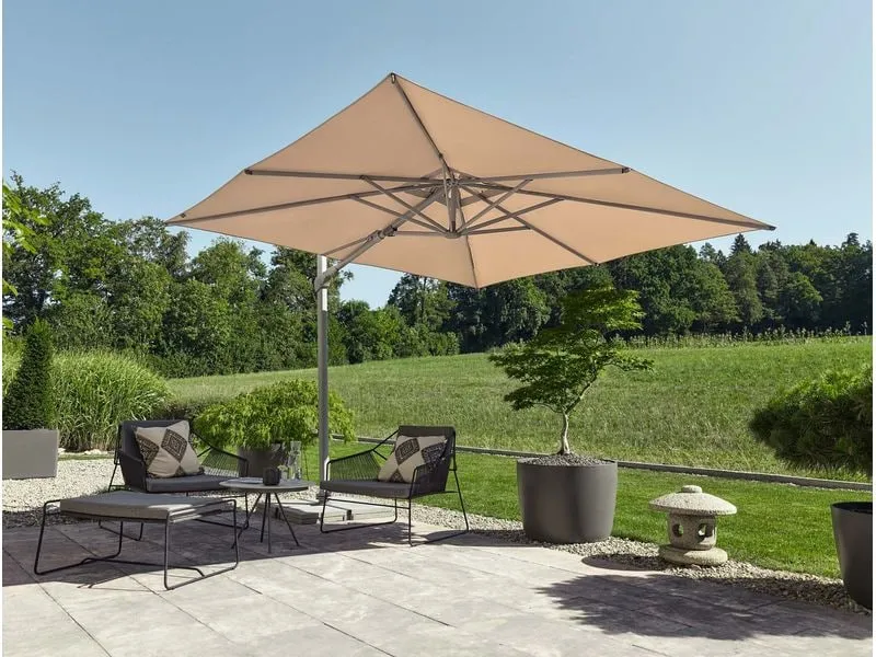 Suncomfort by Glatz Sonnenschirm Varioflex Light Taupe Suncomfort by Glatz Sonnenschirm Varioflex Light Taupe