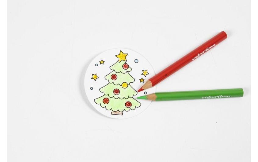 Creativ Company Bastelset Weihnachtskugeln Zeichnen