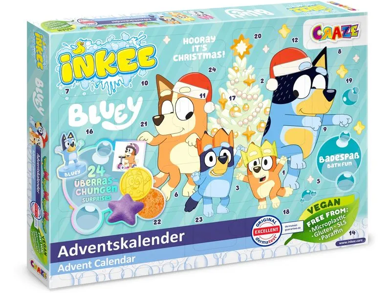 Craze CRAZE Adventskalender Inkee Bluey Spielzeug Craze CRAZE Adventskalender Inkee Bluey Spielzeug