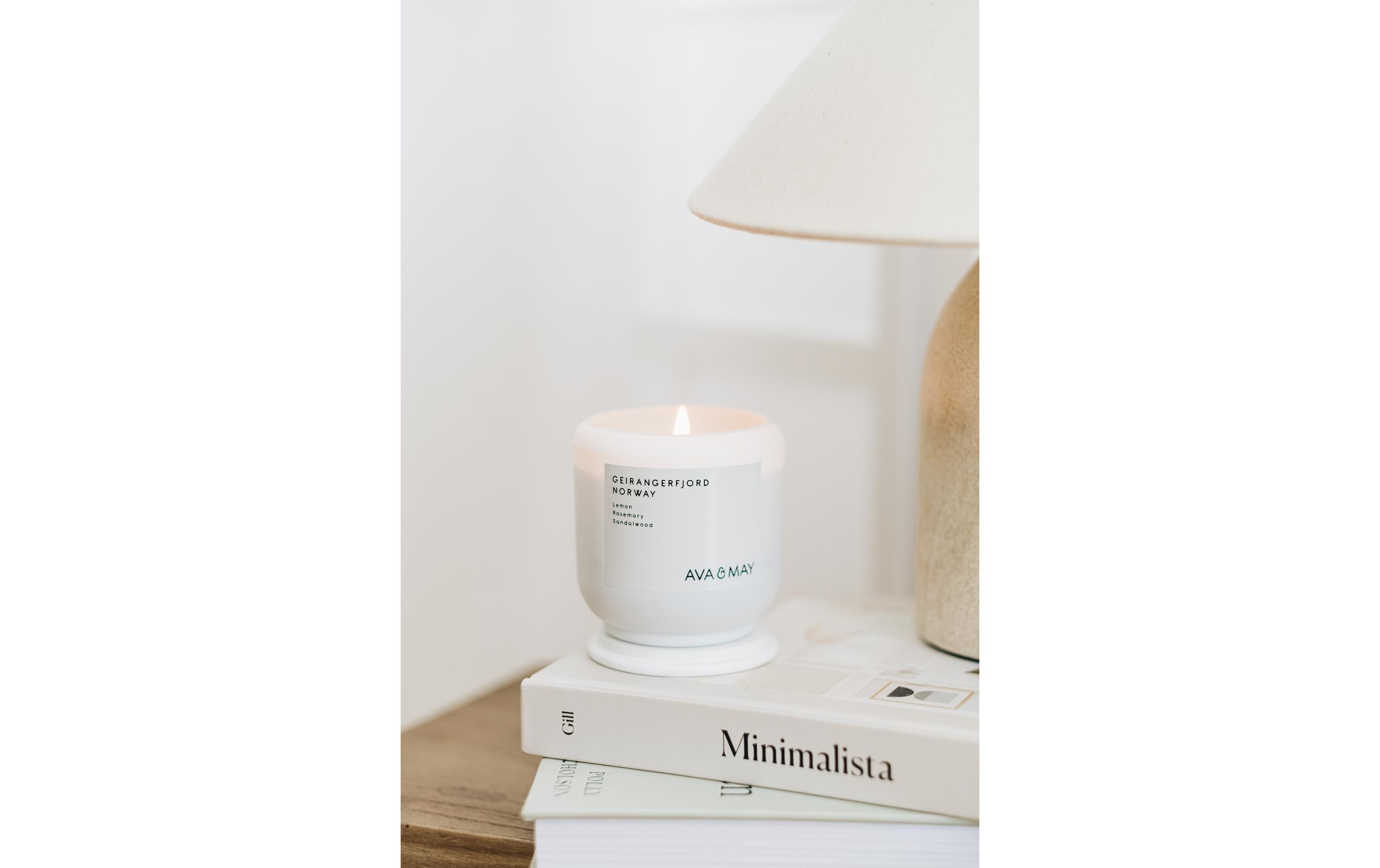 AVA & MAY Geirangerfjord Duftkerze 200 g
