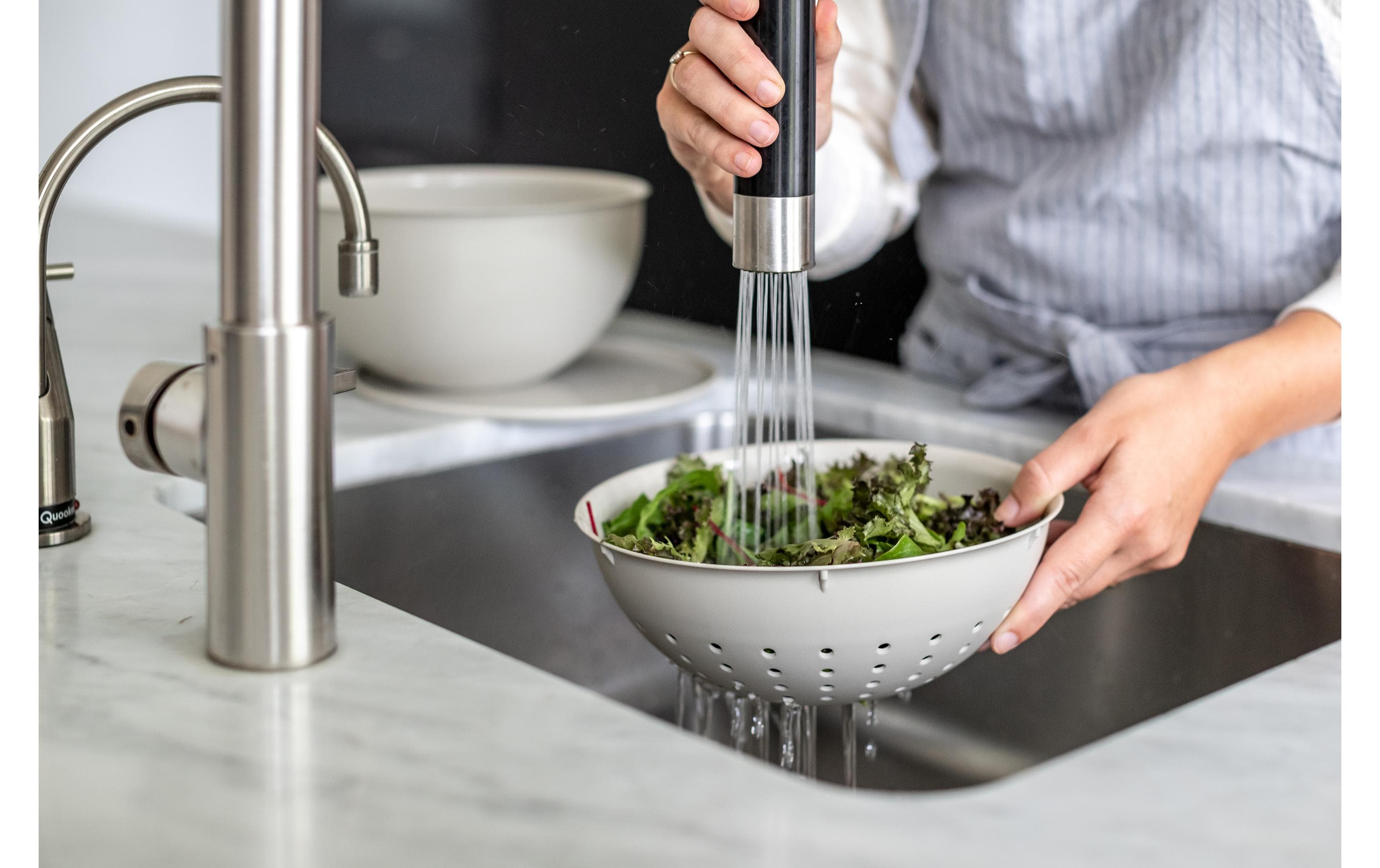 Koziol Abtropfsieb Palsby L Dunkelgrau/Grau