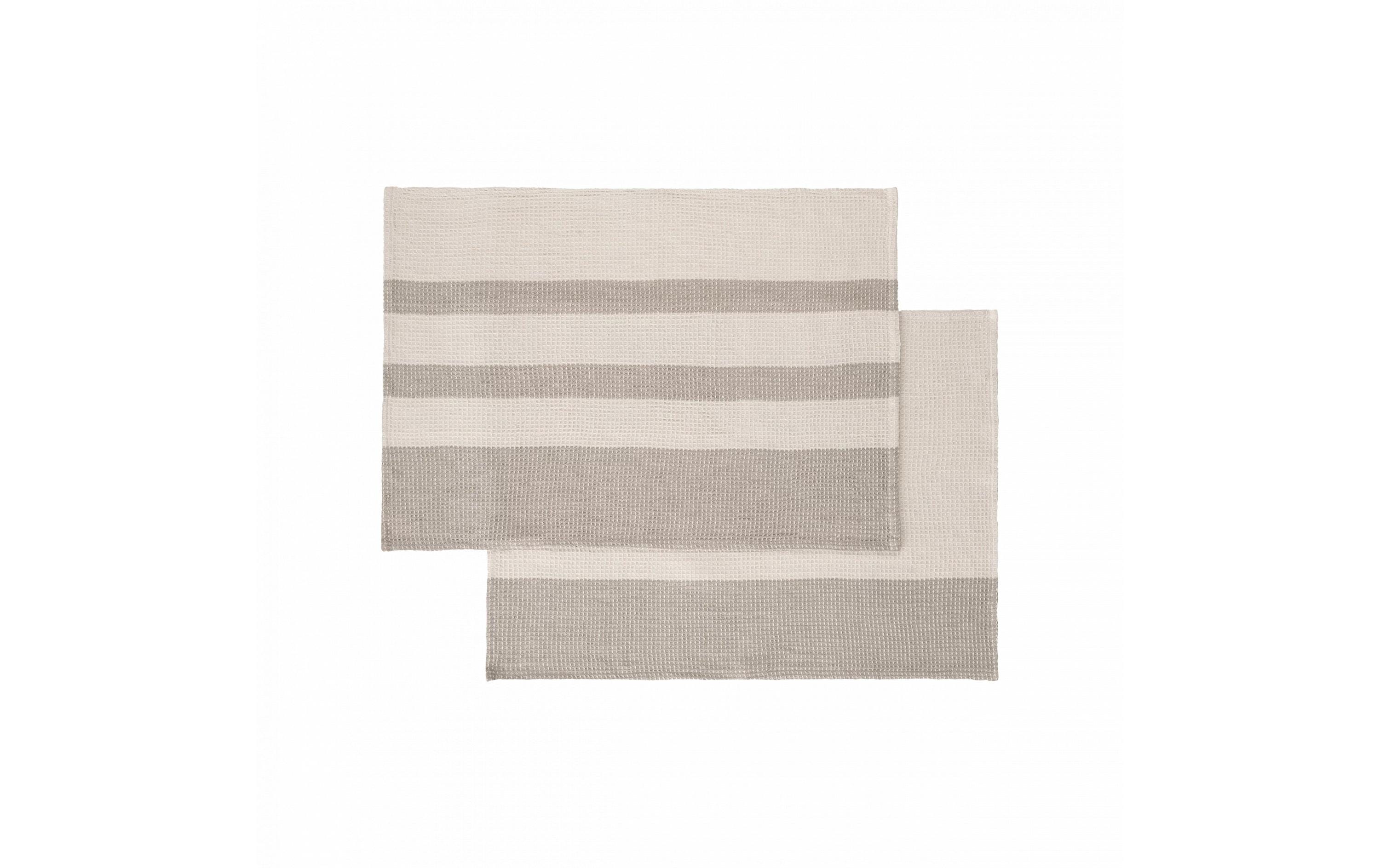 Blomus Geschirrtuch-Set Gano 2 Stück, Grau