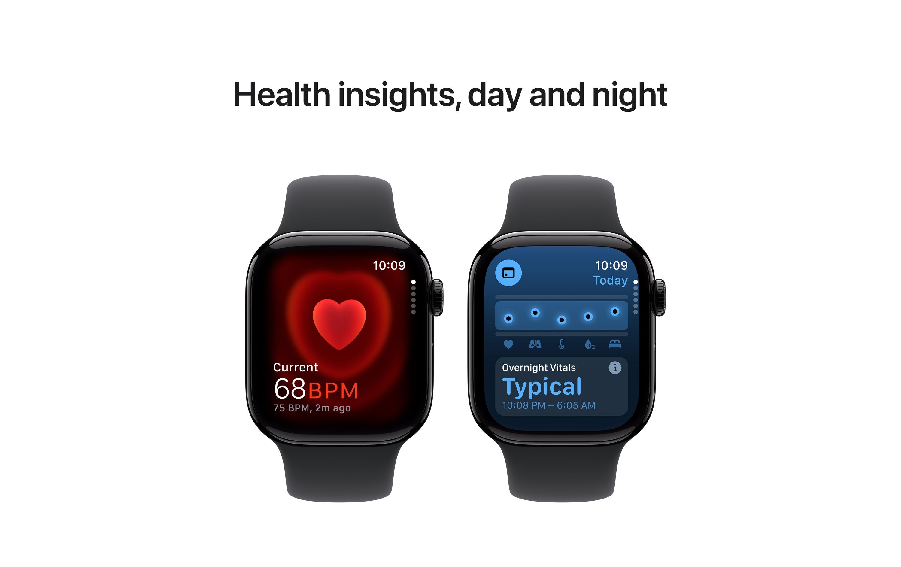 Apple Watch Series 10 42 mm Alu Jet Black Sport S/M