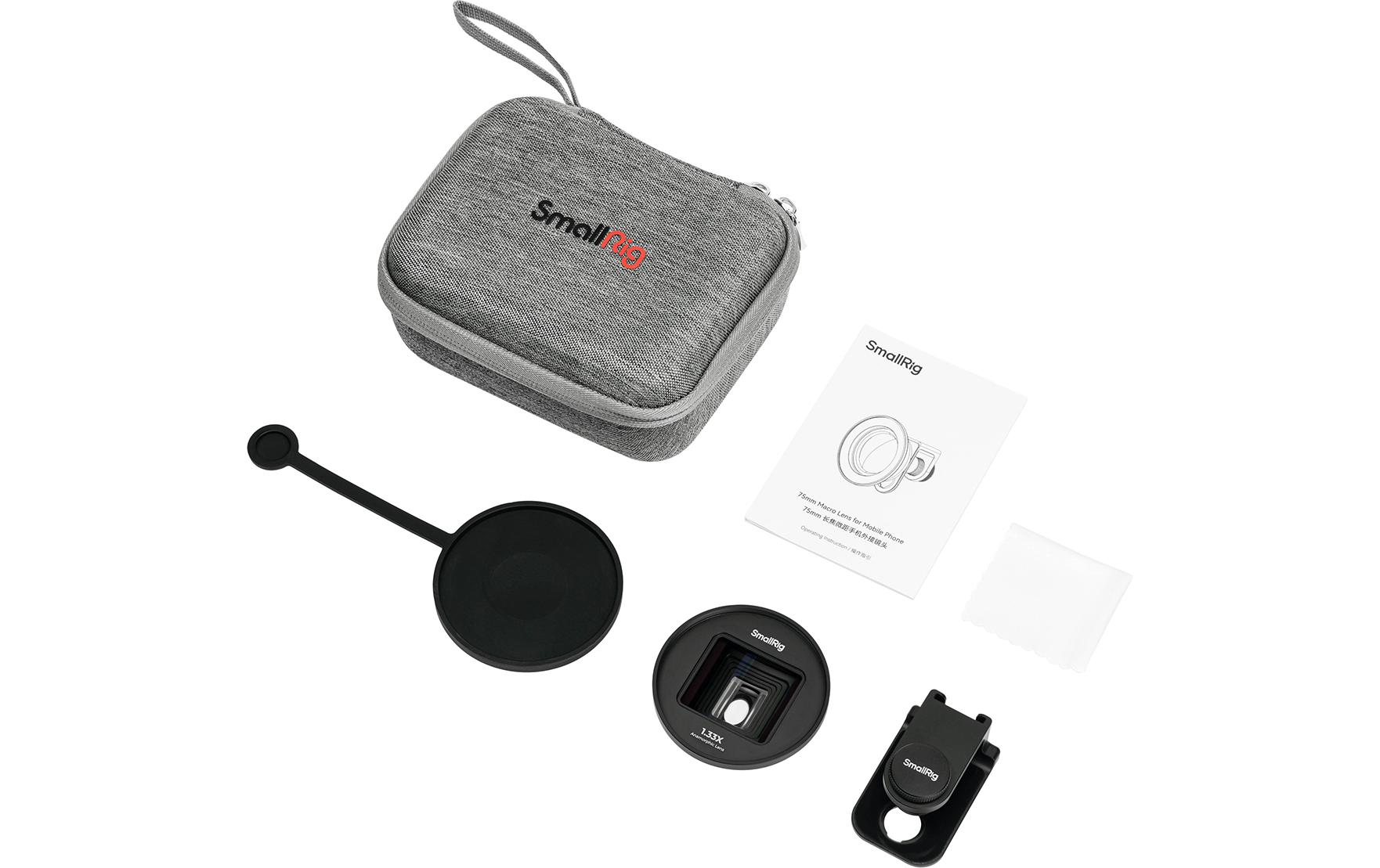 Smallrig 1.33x Anamorphotisches Objektiv für Mobiltelefone (T-Mount)