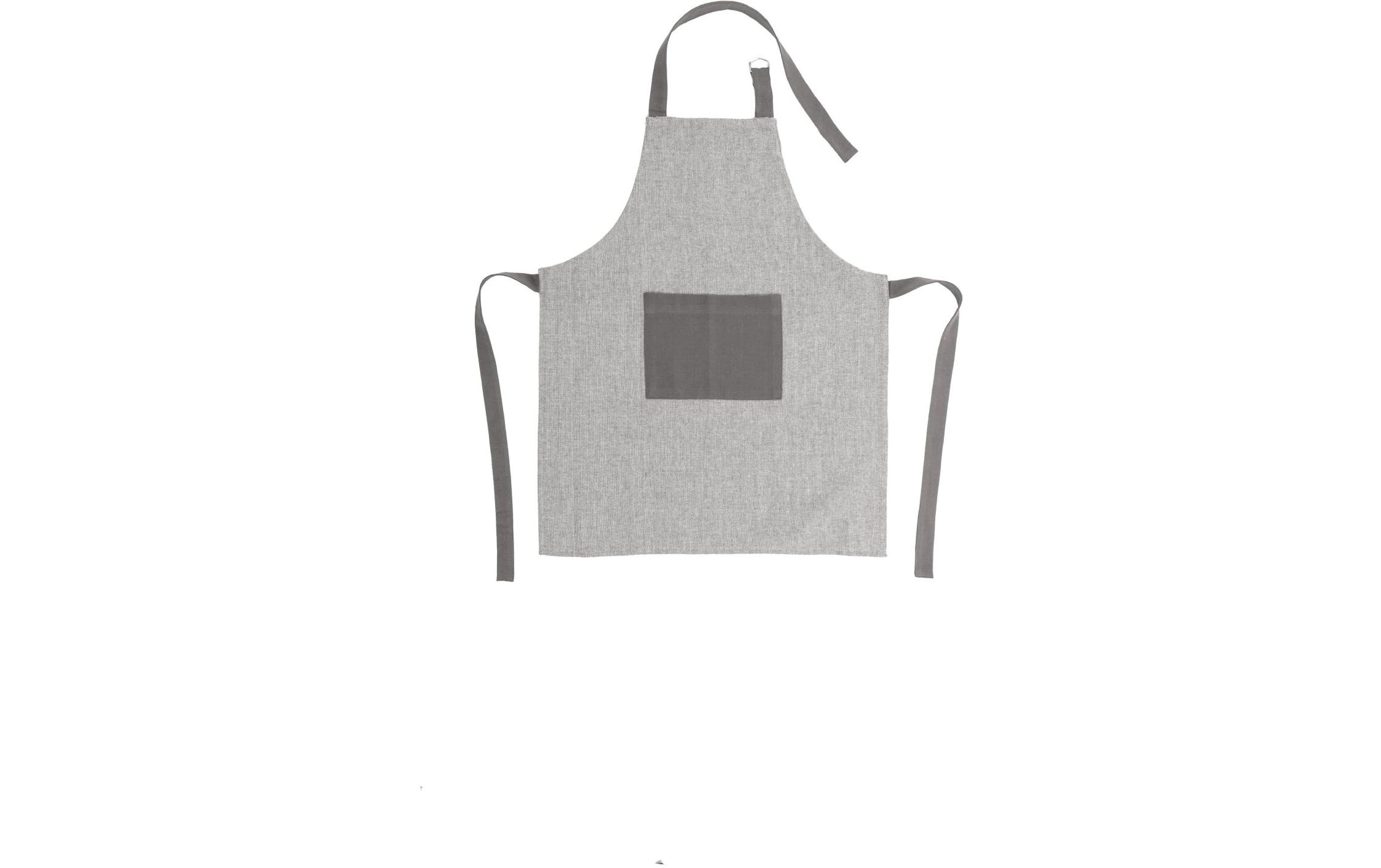 Tiseco Kochschürze 52 x 63 cm, Grau