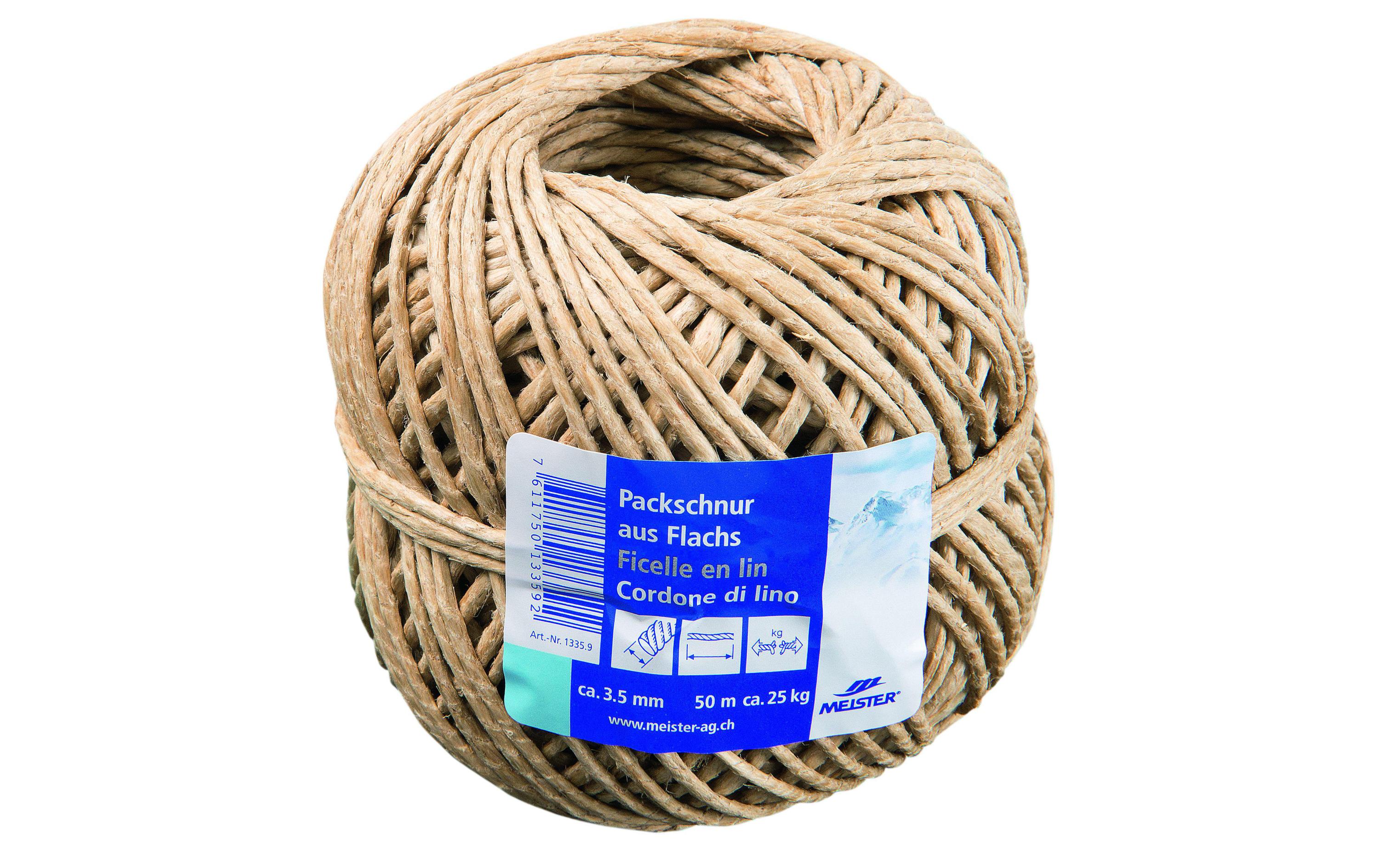 Meister Schnur Ø 2,5 mm, 50 m, Braun Meister Schnur Ø 2,5 mm, 50 m, Braun