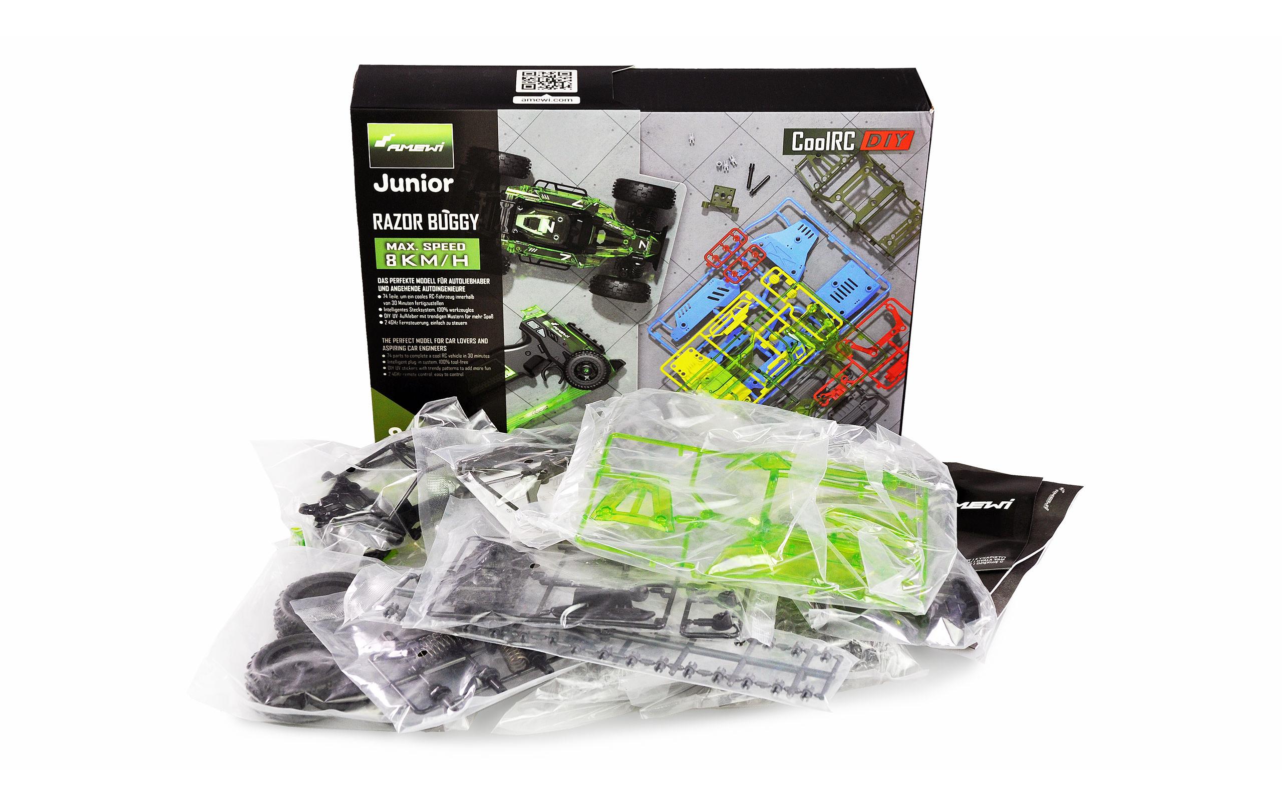 Amewi Buggy CoolRC DIY Razor 2WD Bausatz, 1:18