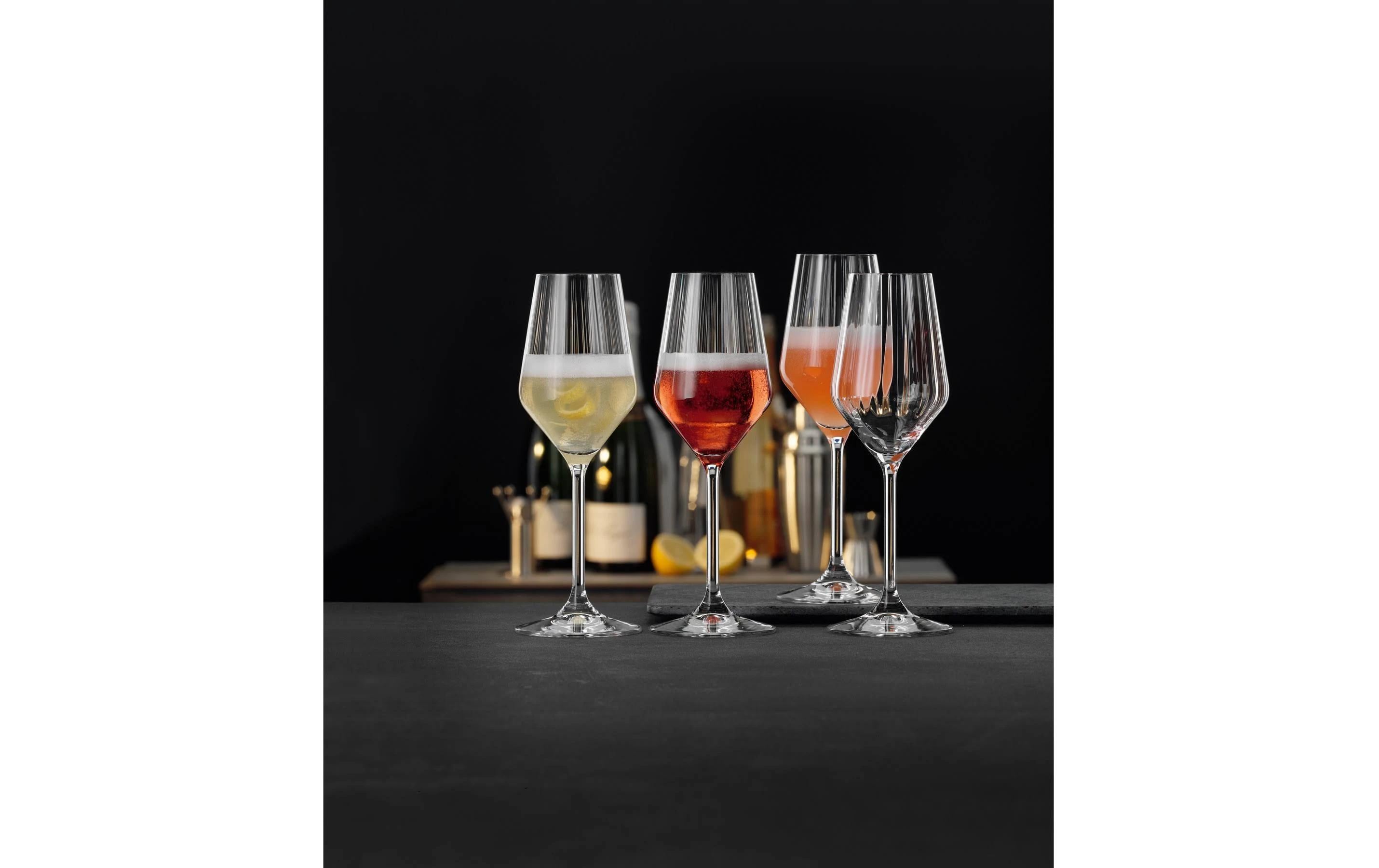 Spiegelau Champagnerglas Lifestyle 310 ml, 4 Stück, Transparent
