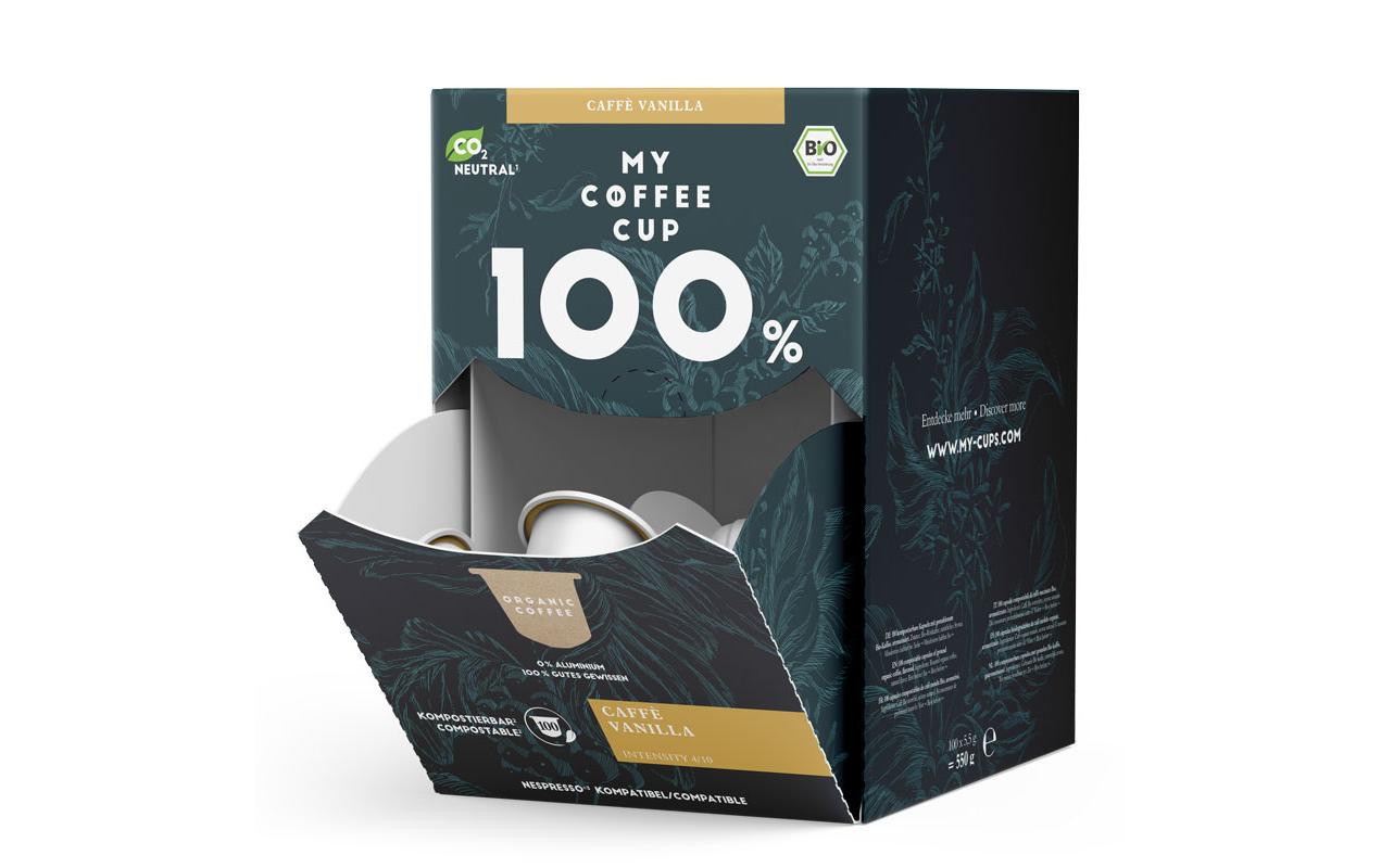 My-CoffeeCup Kaffeekapseln Mega Box Bio Caffè Vanilla 100 Stück