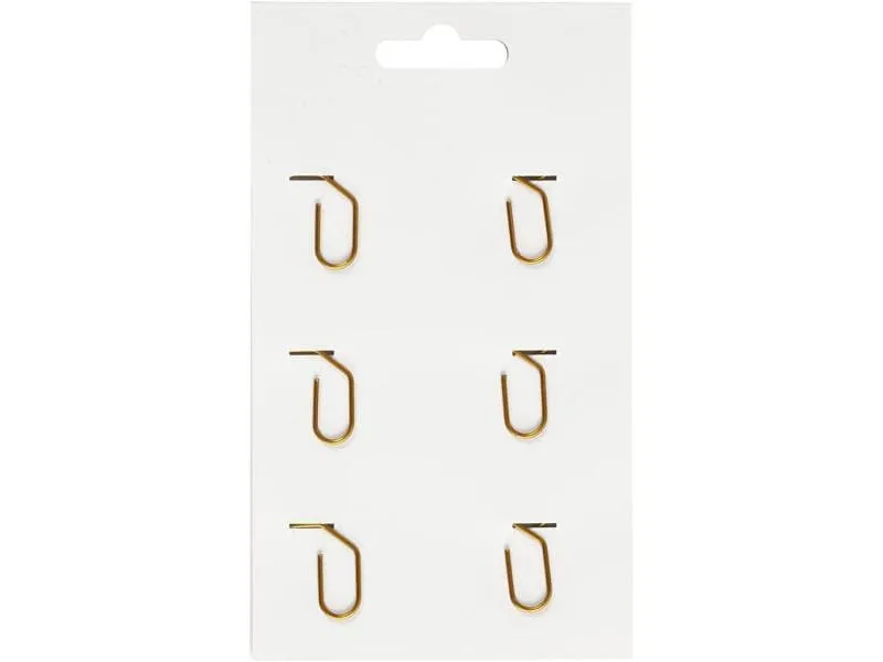 Creativ Company Büroklammer Gold, 30 x 20 mm, 6 Stk. Creativ Company Büroklammer Gold, 30 x 20 mm, 6 Stk.