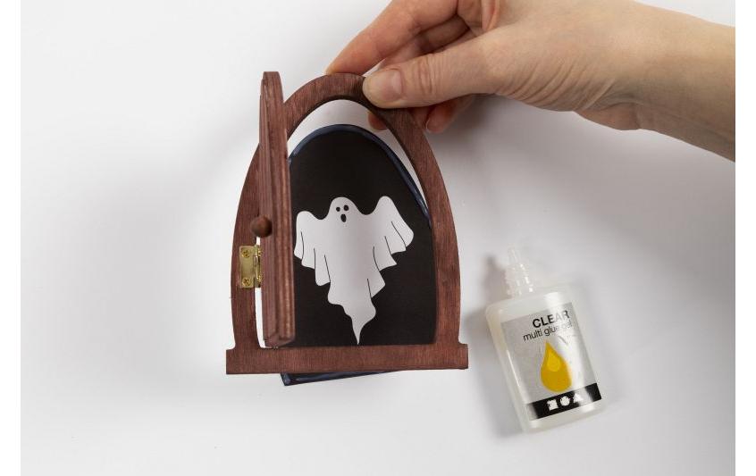 Creativ Company Bastelset Halloween Wichteltür 12-teilig