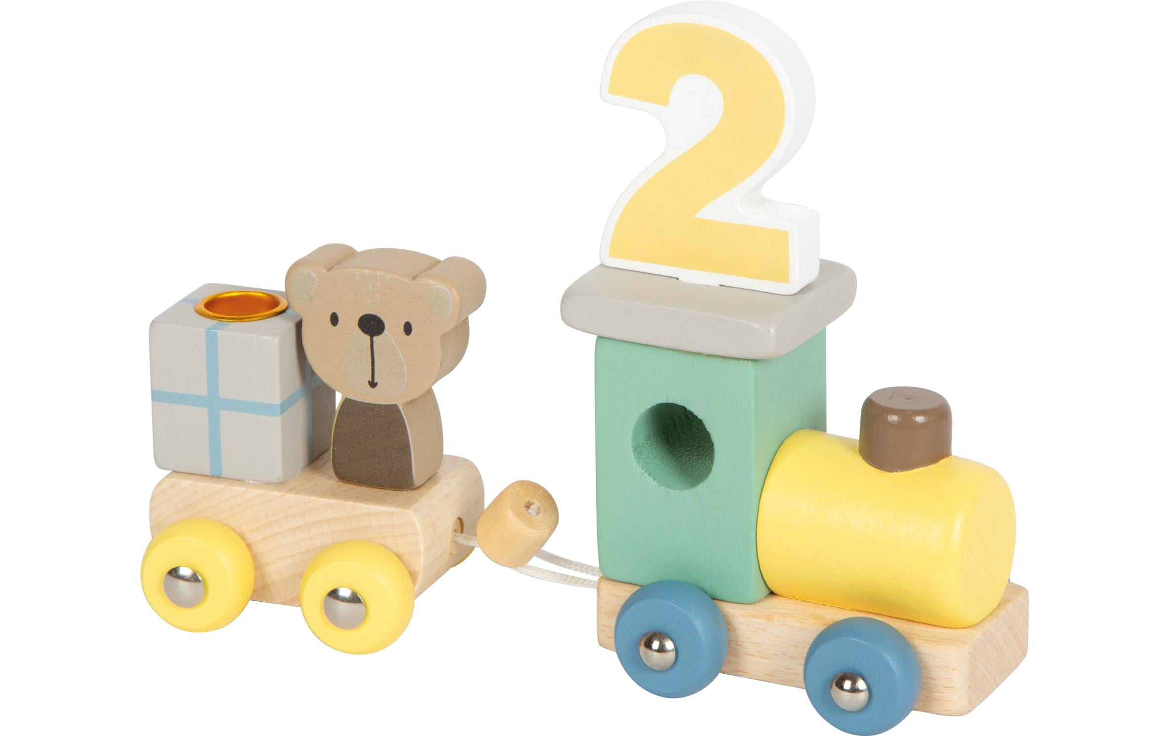 small foot Geburtstagszug mit Tieren