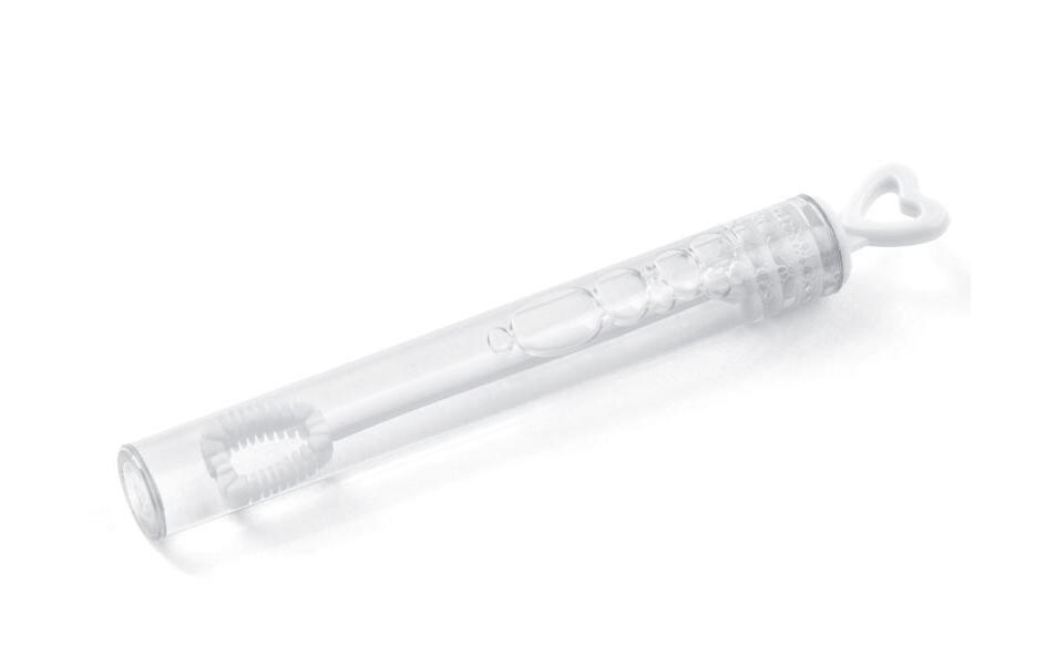 Partydeco Partyaccessoire Seifenblasen Herz, Weiss, 48 Stück