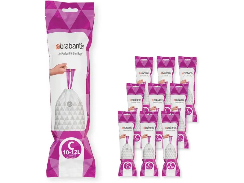 Brabantia Kehrichtsack PerfectFit C 10-12 l, 200 Stück