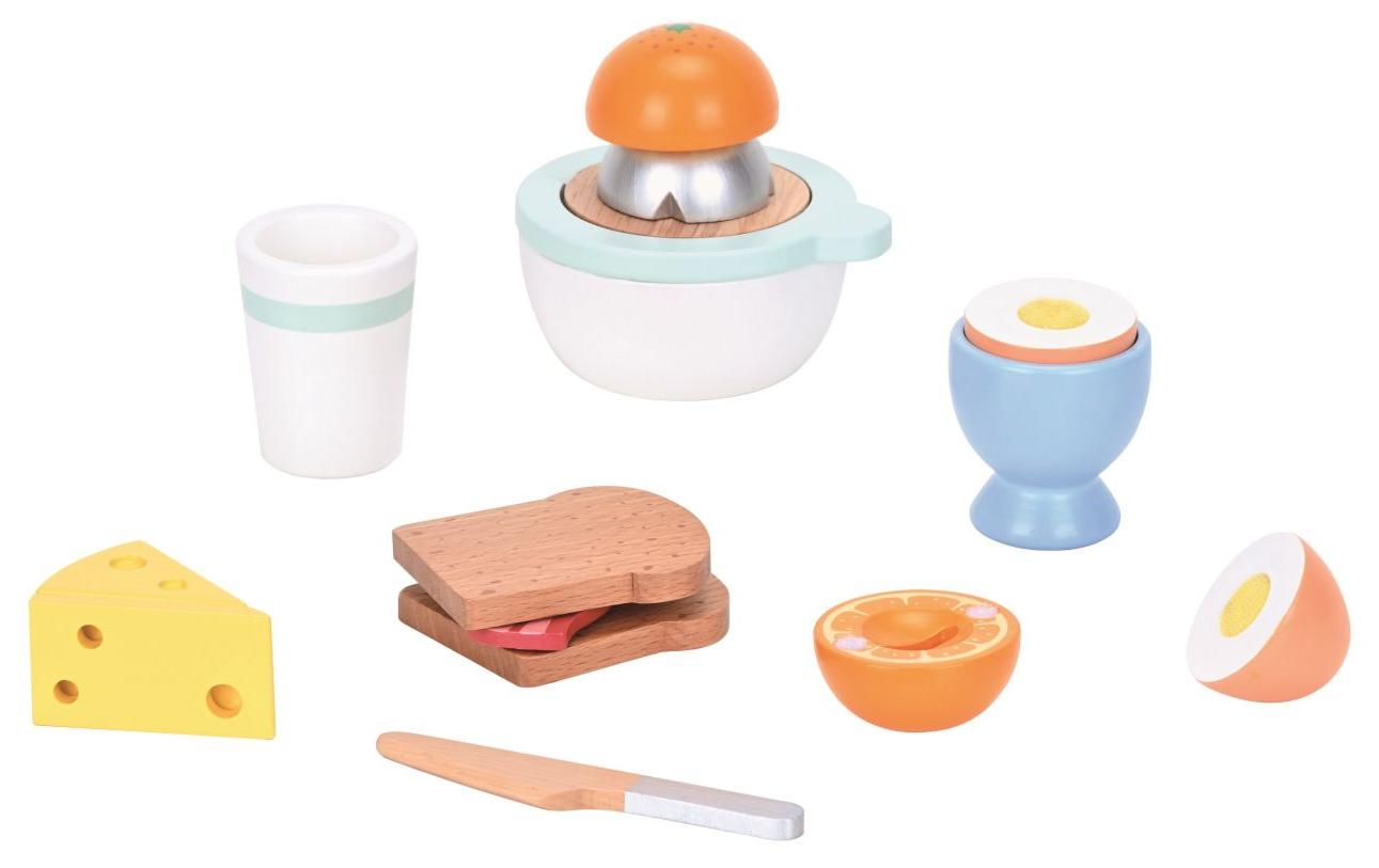Spielba Holzspielwaren Spiel-Lebensmittel Frühstücks-Set Spielba Holzspielwaren Spiel-Lebensmittel Frühstücks-Set
