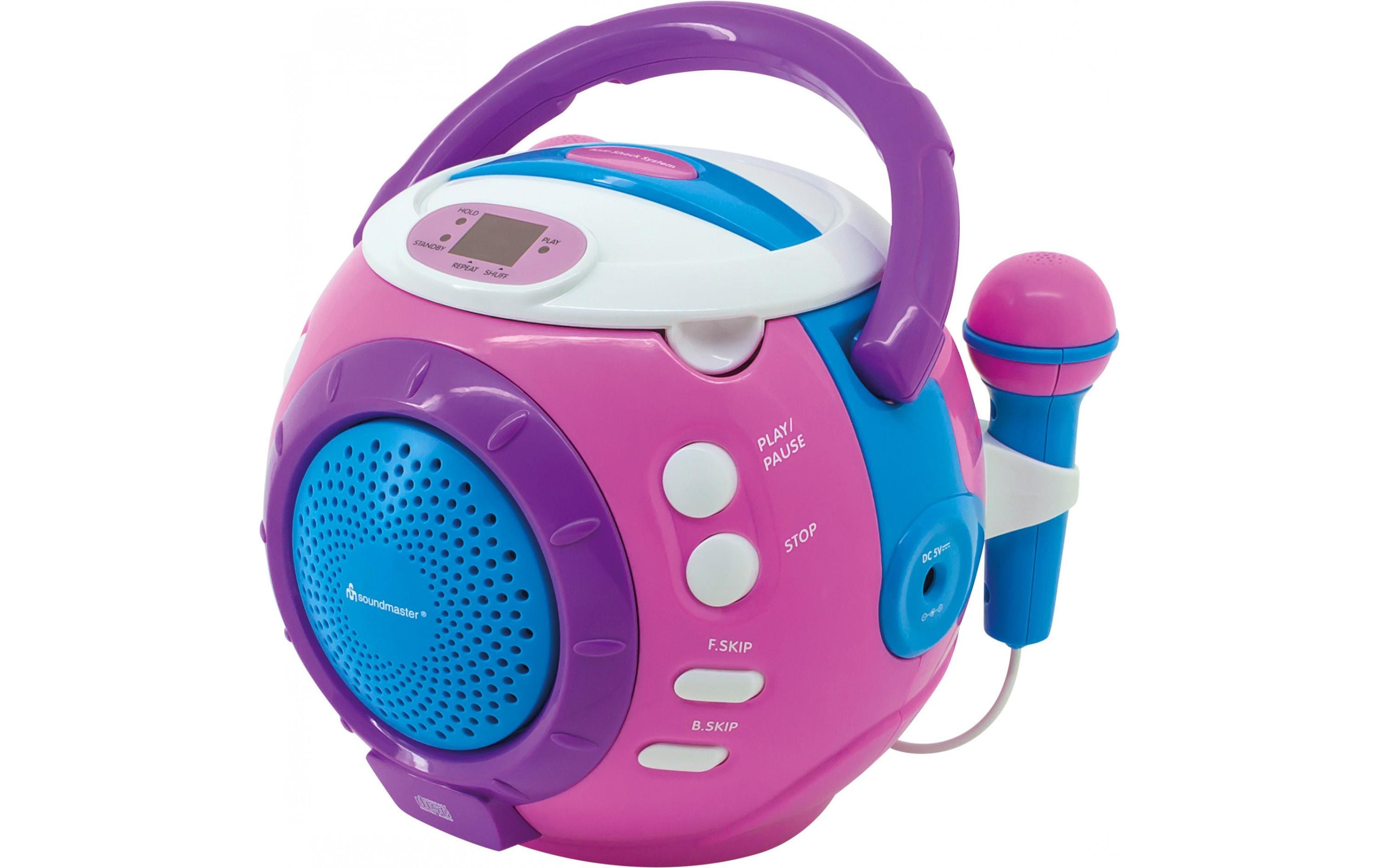 soundmaster MP3 Player KCD1600 Blau; Pink