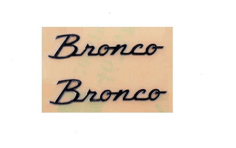 RC4WD Emblem Body Decals TRX-4 21 Bronco, Schwarz