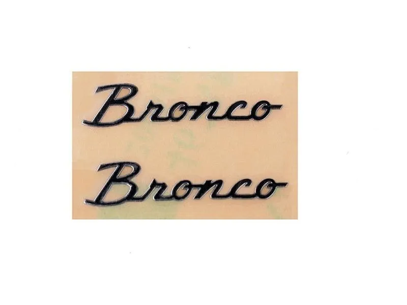RC4WD Emblem Body Decals TRX-4 21 Bronco, Schwarz RC4WD Emblem Body Decals TRX-4 21 Bronco, Schwarz