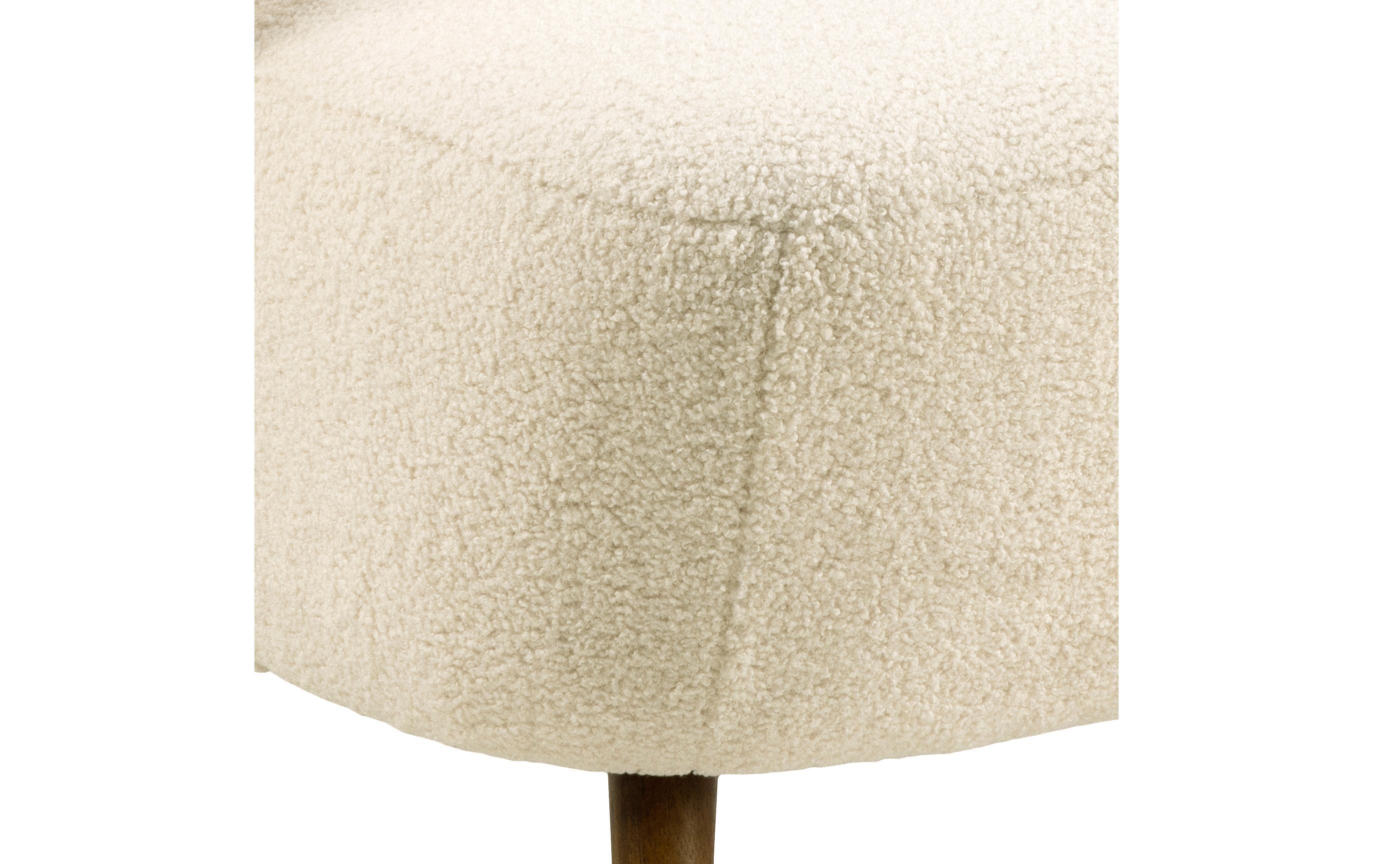 AC Design Sessel Crosby Holz/Textil, Cream