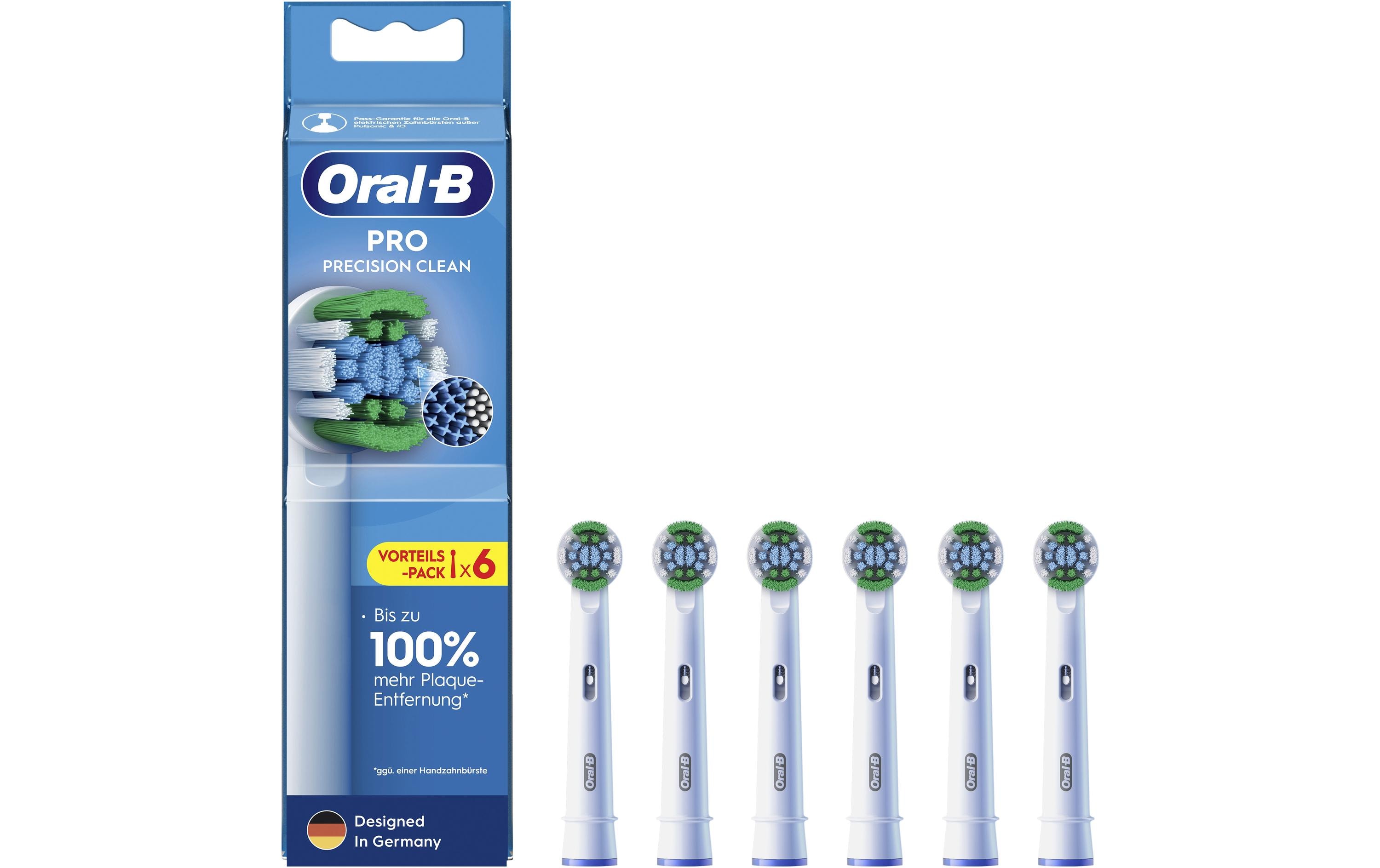 Oral-B Zahnbürstenkopf Precision Clean 1 Stück, Weiss
