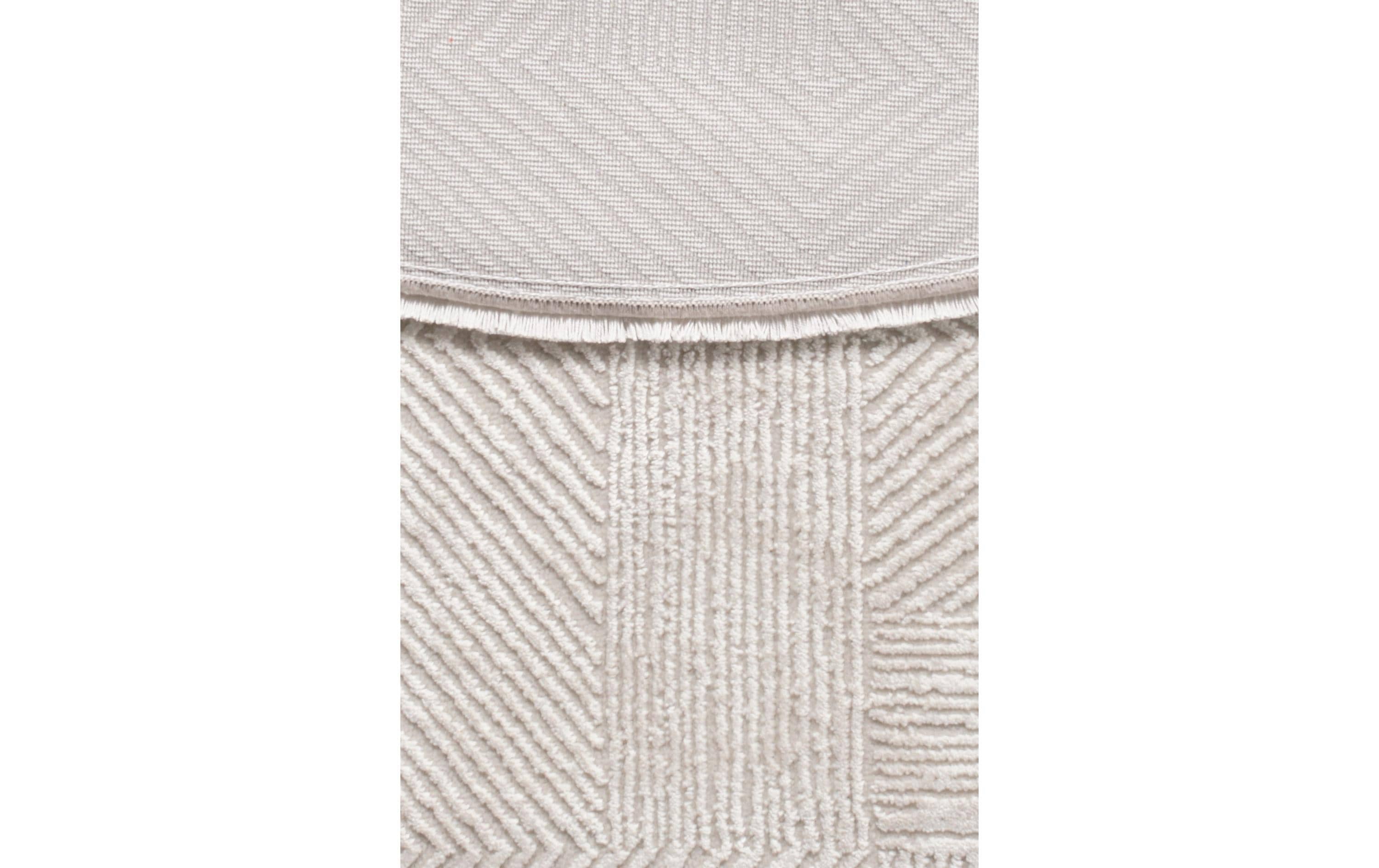 Conceptum Hypnose Teppich Leo 2969 Ø 120 cm, Beige