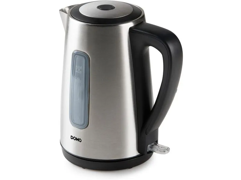 Domo Wasserkocher DO738WK 1.7 l, Edelstahl Domo Wasserkocher DO738WK 1.7 l, Edelstahl