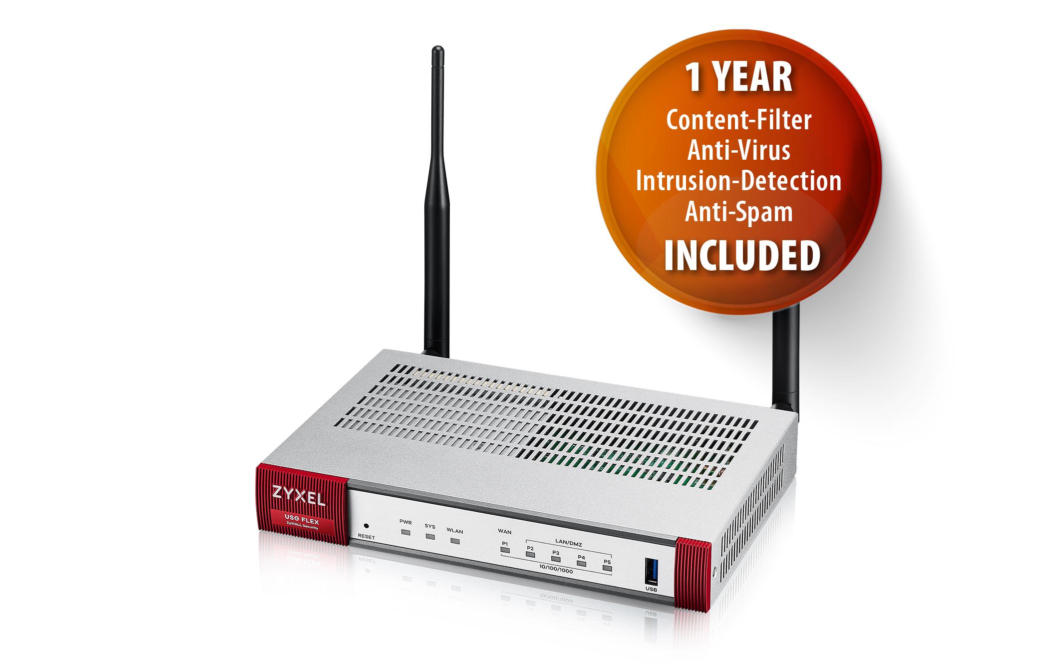 Zyxel Firewall USG Flex 100AX & UTM 1 Jahr