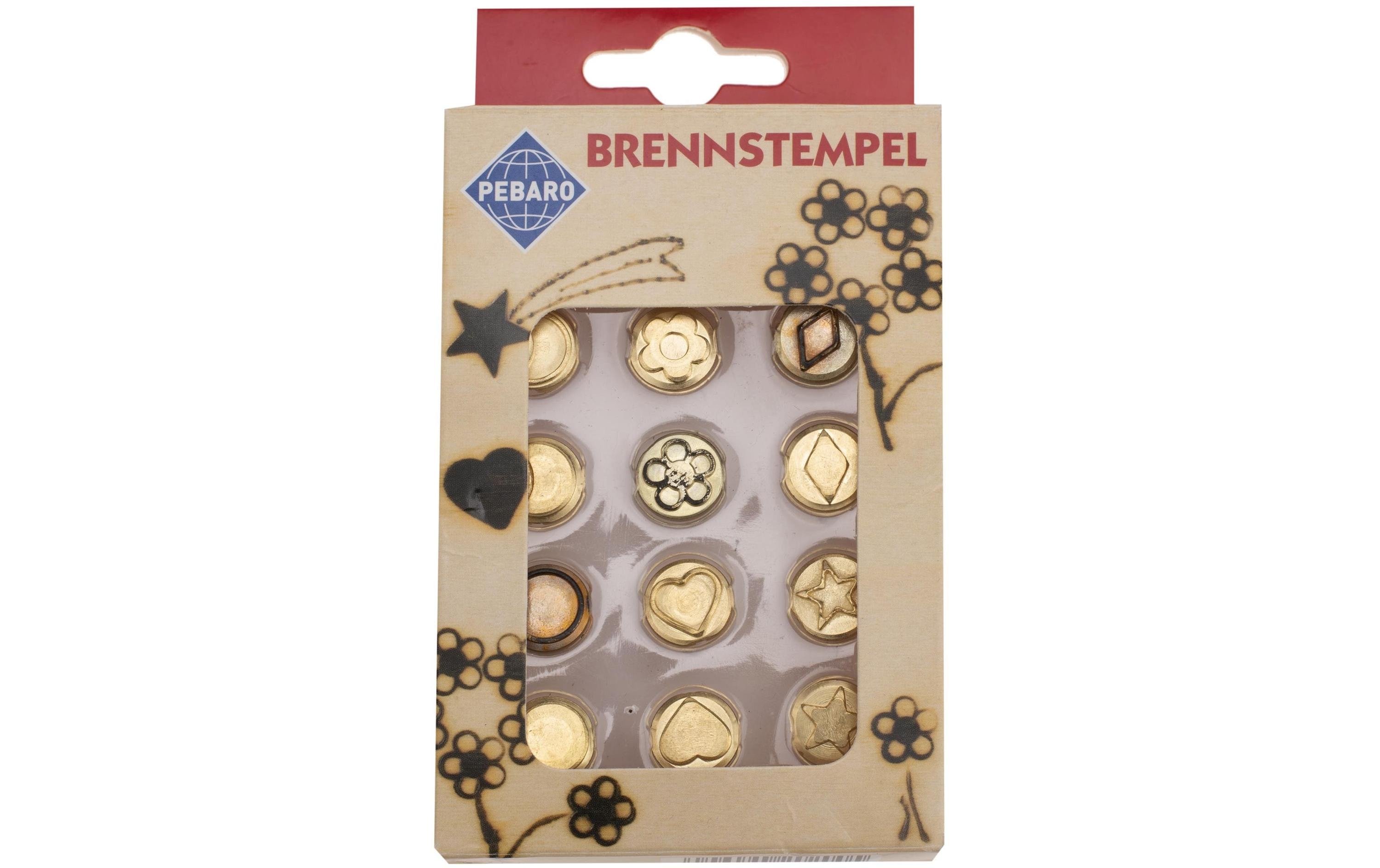 Glorex Brennstempel Formen 12-teilig