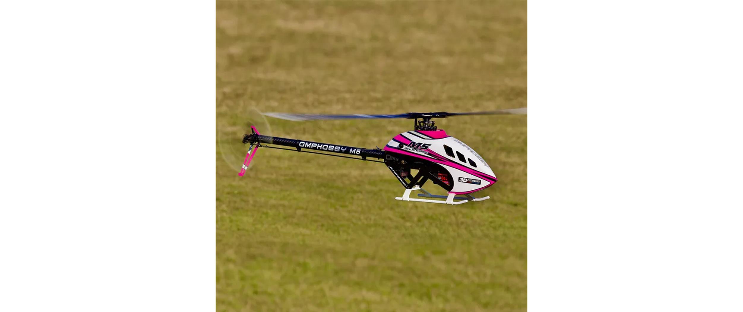 OMPHobby Helikopter M5 Nebula-Pink Bausatz und Rotorblätter OMPHobby Helikopter M5 Nebula-Pink Bausatz und Rotorblätter