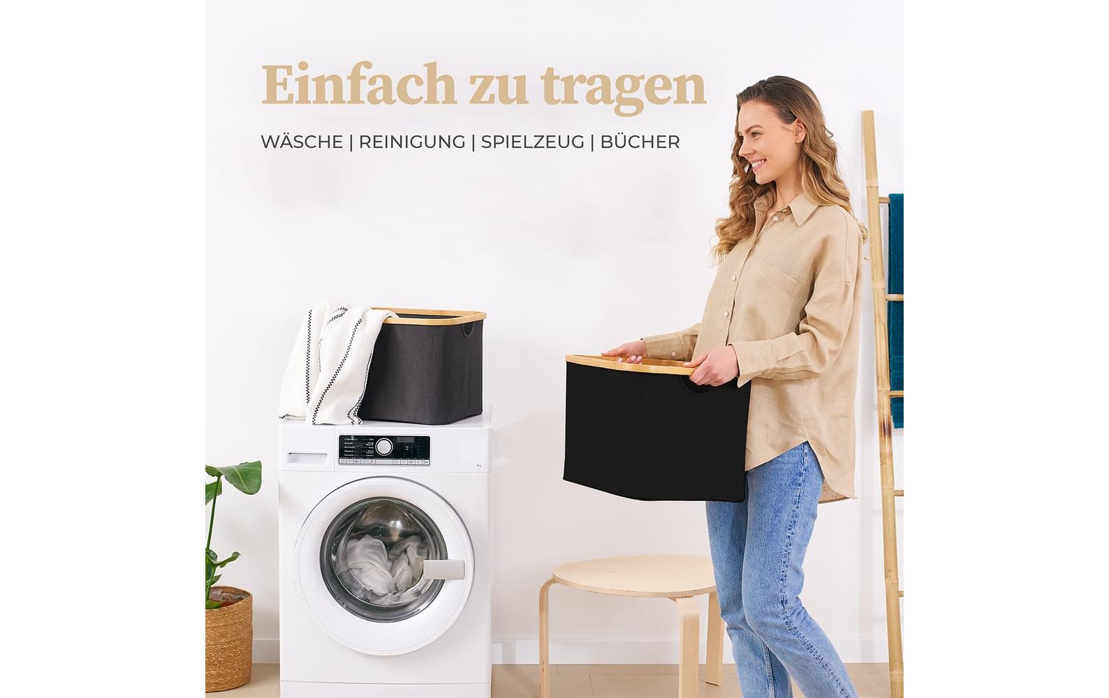 Hennez Aufbewahrungskorb Adrian Schwarz, 40 l