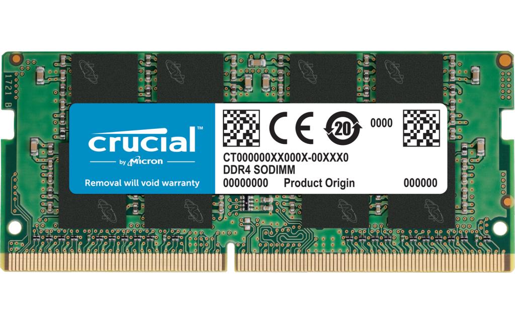 Crucial SO-DDR4-RAM CT16G4SFRA32A 3200 MHz 1x 16 GB Crucial SO-DDR4-RAM CT16G4SFRA32A 3200 MHz 1x 16 GB