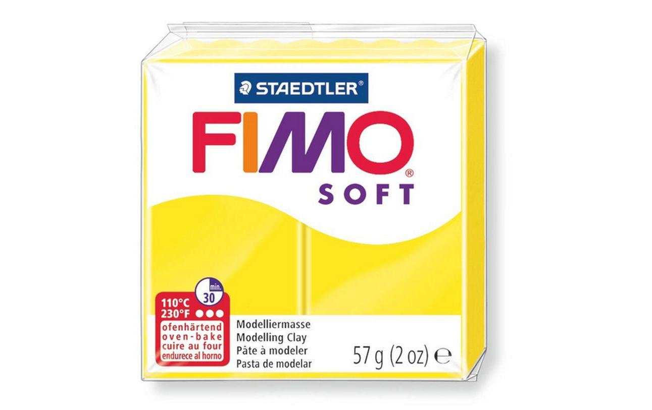 Fimo Modelliermasse Soft Gelb