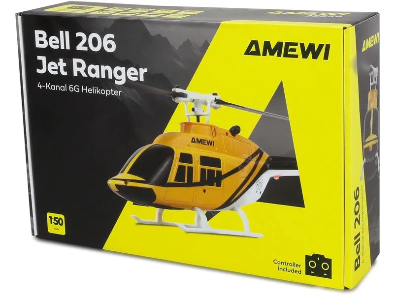 Amewi Helikopter Bell 206 Jet Ranger 4-Kanal 6G RTF Amewi Helikopter Bell 206 Jet Ranger 4-Kanal 6G RTF