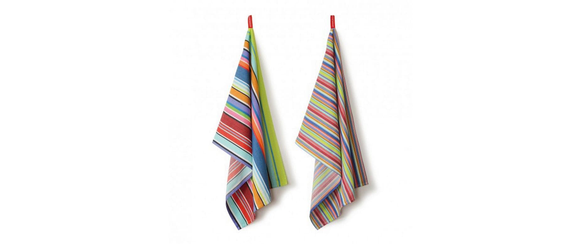 Remember Geschirrtuch-Set Nummer 1, 2 Stück, Mehrfarbig